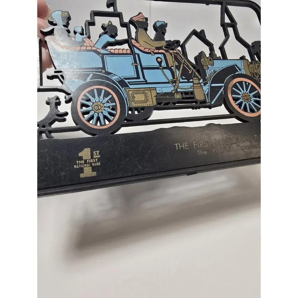 Vintage Calendar Topper Advertiser The First National Bank Vernon Co.